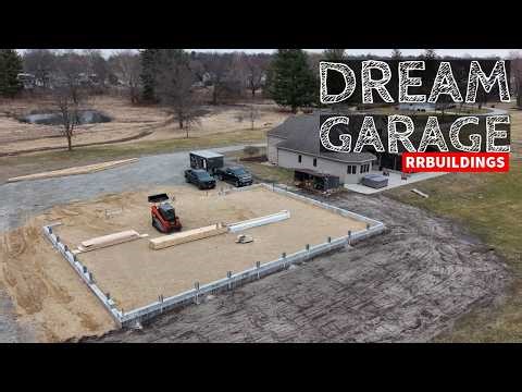 Building a Large Dream Garage Episode 1: Layout and Brackets
