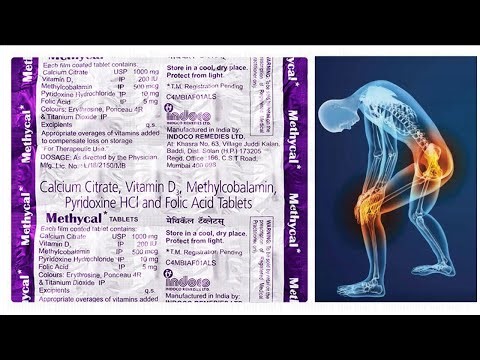 Methycal Tablet | Calcium Carbonate, Vitamin D, Folic acid, Methyl cobalamin and Vitamin B6