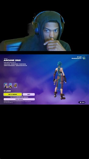 ARCANE JINX Skin *BACK* In Fortnite