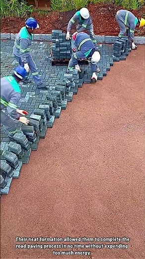 Infrastructure Aesthetics: The Speed of Workers' Hands Arranging Interlock Blocks