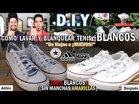 DIY: HOW TO WASH AND WHITEN YOUR WHITE SNEAKERS | EASY AND QUICK