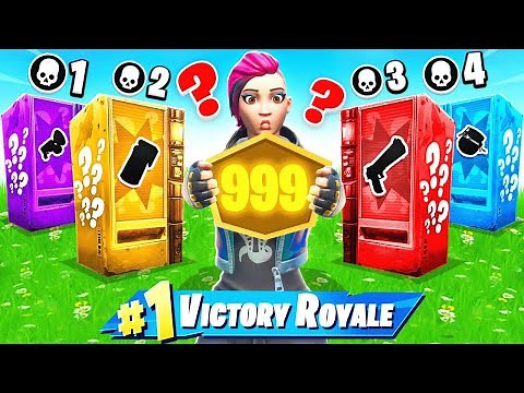 Fortnite BUT we can only loot VENDING MACHINES!