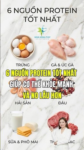 6 nguồn protein tốt nhất giúp cơ thể khỏe mạnh và no lâu hơn mỗi ngày | Nga Healthy
