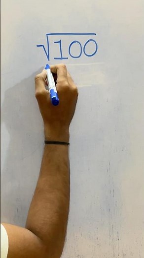 How to find square root of 100 ? #mathsbyjigs #maths #squareroot #exampreparation #education #study