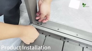 Square Side Table – High-Density Polyethylene (HDPE) Outdoor Side Table, Weather-Resistant End Table for Use on Patio, in Backyard, Poolside, Indoor Spaces, Beach; Easy to Maintain (Wood Color)