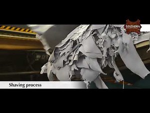 Leathera - How Leather Is Made - Step 3 - Splitting and Shaving Hides