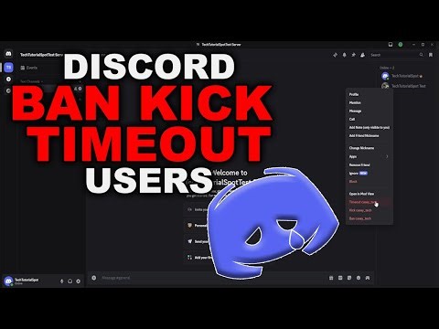 Discord: How to Ban Kick or Timeout [Guide]