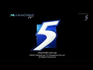 Mediacorp TV Singapore Ending (Channel 5 2007/2020): Mediacorp Logo + Channel 5 Logo