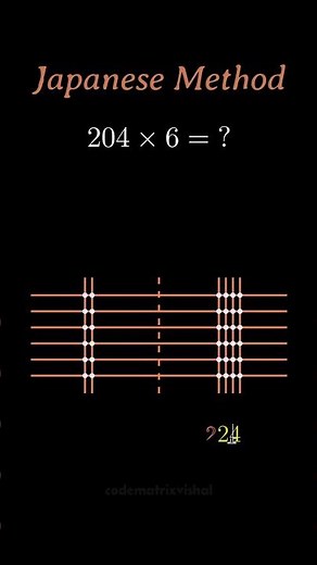 📏 Using Japanese method solution of multiplication questions #japanese #math #mathmatics