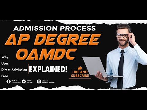 OAMDC: Degree Admissions Process in Andhra Pradesh Explained!