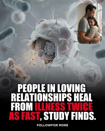 💞 Love doesn’t replace medicine — but it makes healing faster. The human body doesn’t heal in isolation. It heals in connection. When a person feels close to someone, when there is love, safety, touch, and emotional support, the body literally shifts into a different biological mode — a healing mode 🧠🫀 🧬 Here’s what science shows: 🤍 Touch and affection increase oxytocin Oxytocin is known as the bonding hormone, but it’s also a powerful regulator of stress and inflammation. Higher oxytocin →
