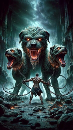 The Beast Beneath: Hercule's Daring Capture of Cerberus! #Hercules #Cerberus #GreekMythology #EpicBattles #HeroicDeeds #EpicMythologyMatrix