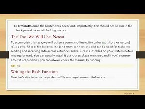 How to Serve a File Through TCP Using Bash