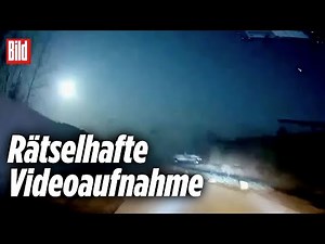 Angebliches Ufo stürzt ab und explodiert