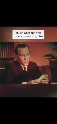 Hard to believe but pagers were considered a ground-breaking invention in the 1960s #history #fypシ .