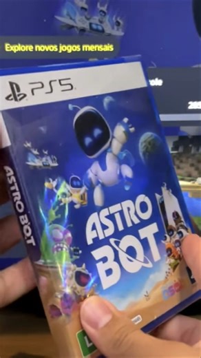 Astro Bot Edição disco PS5 Unboxing