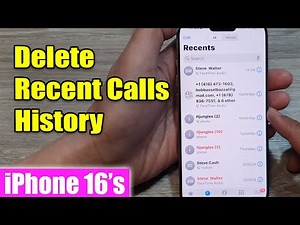 iPhone 16/16 Pro Max: How to Clear All Recent Calls History At Once