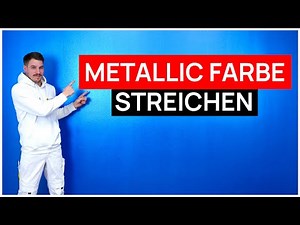 Wir STREICHEN eine METALLIC FARBE - StoColor Metallic