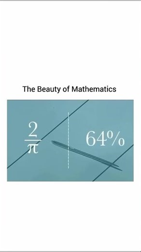 How a Falling Needle Reveals π — The Math Trick That Shouldn’t Work 🤯 #math #problem #science