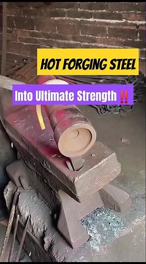 Extreme Hot Forging Process! Shaping Steel Power