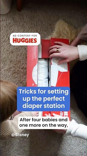 Tricks for setting up the perfect diaper station | Ad Content for Huggies
