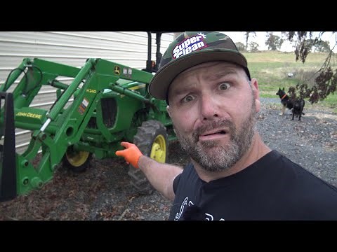 How to remove or install your front end loader..Green Paint Version
