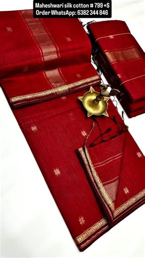 BRIDE HOUSE-SAREE🥻🛍👸 on Instagram: "✨✨MAHESHWARI SILK COTTON SAREES ✨✨ ♦️Premium Quality ♦️All over zari weaving small butta ♦️1 inch border ♦️With blouse ♦️Pretty colour-Neat appearance ♦️Light weight ♦️PRICE # 799 + S only😍 ......................... PLACE ORDER 👇👇👇 WHATSAPP: https://wa.link/12et8y 9791914252 6382344846 G-PAY : 9791914252 FOLLOW OUR PAGE FOR REGULAR UPDATE LINK IN BIO 👆👆 🛍🛍🛍KEEP SHOP WITH US 🛍🛍 😎BE UNIQUE FROM OTHERS 😎"