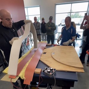 To get an arched window surround look, try your hand at heat forming our AZEK Trim & Moulding. Watch how it's done via Kamp & Co during an AZEK training session. | AZEK Exteriors