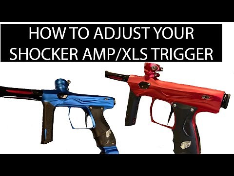How To Adjust Shocker AMP Trigger / Adjust Shocker AMP & Shocker XLS Trigger / Shocker Paintball