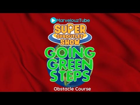 The Super Sproutlet Show: Going Green Steps | Episode #10 | Obstacle Course