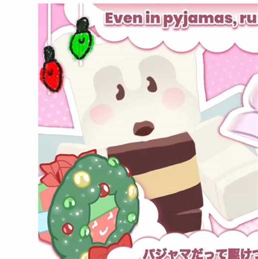 67 on a Merry Beesmas in Roblox