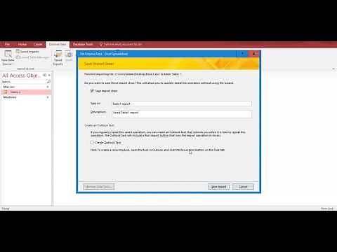 Creating and Running Access Macro for Excel Import