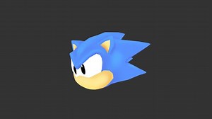 toei sonic Head - Download Free 3D model by Gabs.c4d