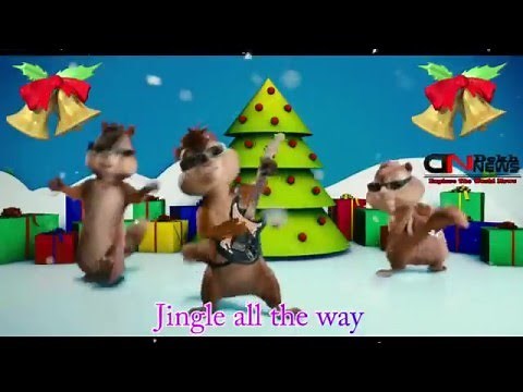 Merry Christmas | Jingle Bells Song With Lyrics | Xmas Carol Ft. Chipmunks, Tom & Jerry Version