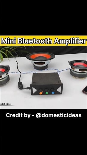 How To Make Mini Bluetooth Amplifier #shorts