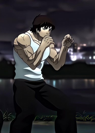 Anime Shadow Boxing Baki Hanma