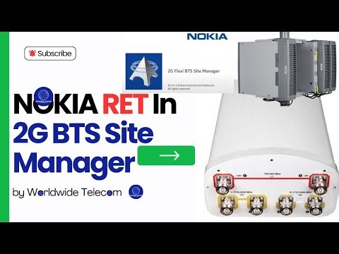 Nokia RET in Dual Band Antenna|| RET Configuration in 2G BTS Site Manager