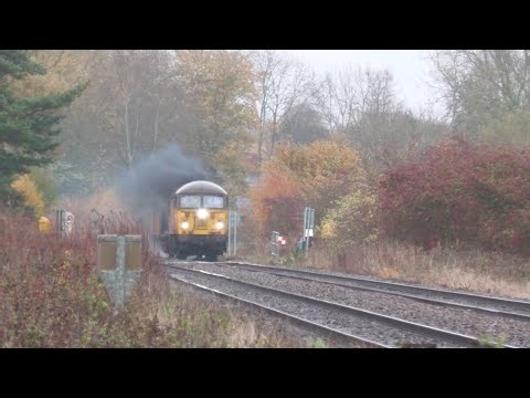 56078 powering away from Nantwich 04 11 2025