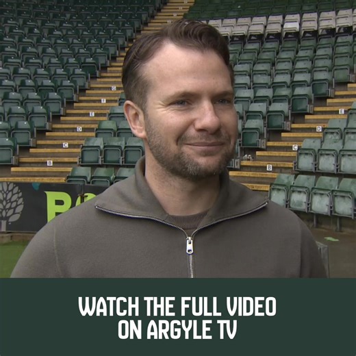 Tom speaks to Argyle TV after today's big win at home 💬 Watch now ➡️ pafc.co.uk/argyle-tv | Plymouth Argyle Football Club