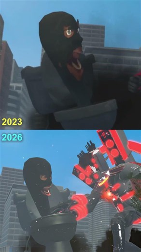 Titan Speaker Man in 2023 vs in 2026 Comparison
