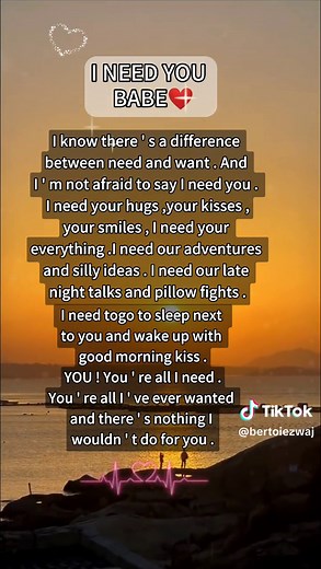 Heartfelt Quotes About Needing Your Partner