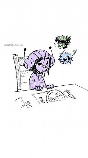 Murdoc called 2D a punk... 🔪