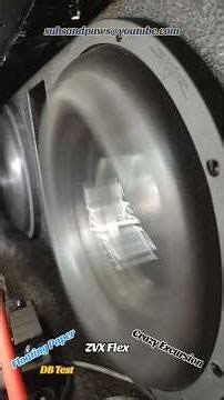 Insane Subwoofer Excursion Skar Audio ZVX-12-D2 Subwoofer