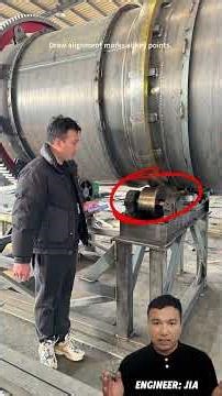 Drying machine: Why does it just work when it's cold and break when it's hot? #rotarydryer