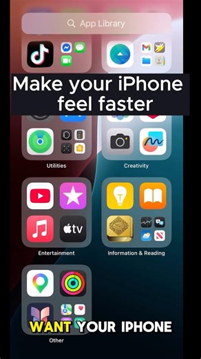 Make Your iPhone Feel Faster in 10 Seconds ⚡📱