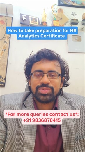 How to take preparation for HR Analytics Certificate step by step with clarity on statistics, Excel, SQL, Python, HR metrics, dashboards, real business use cases, career roadmap, certification strategy, beginner friendly guidance and industry aligned skills for freshers and working professionals aiming HR data roles #HRAnalytics #HRData #PeopleAnalytics #HRTech #CareerGrowth Certification Upskilling DataDrivenHR AnalyticsCareer LearnAnalytics | Sourav Das
