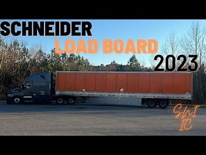SCHNEIDER LOAD BOARD 2023 | SNI IC | #owneroperator #schneider #sfi #otr