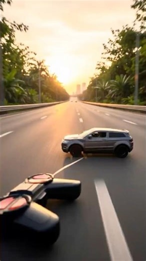 Small unboxing remote control Range Rover car