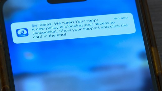 Texas mobile lottery app player speaks out after sudden ban