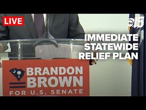 LIVE: Immediate statewide relief plan Brandon Brown is launching